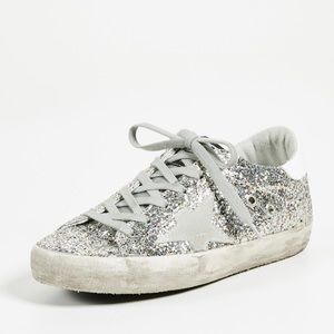 Golden Goose Superstar Sneakers in multi glitter